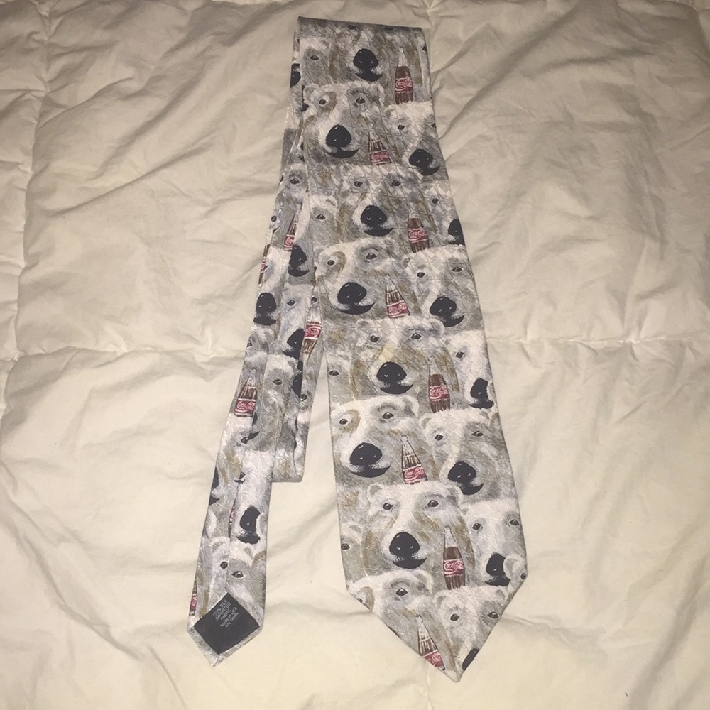 coca cola polar bear tie - Picture 1 of 5